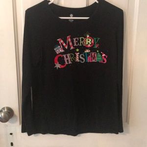 Ugly Christmas Long Sleeve Tee. Size Medium.